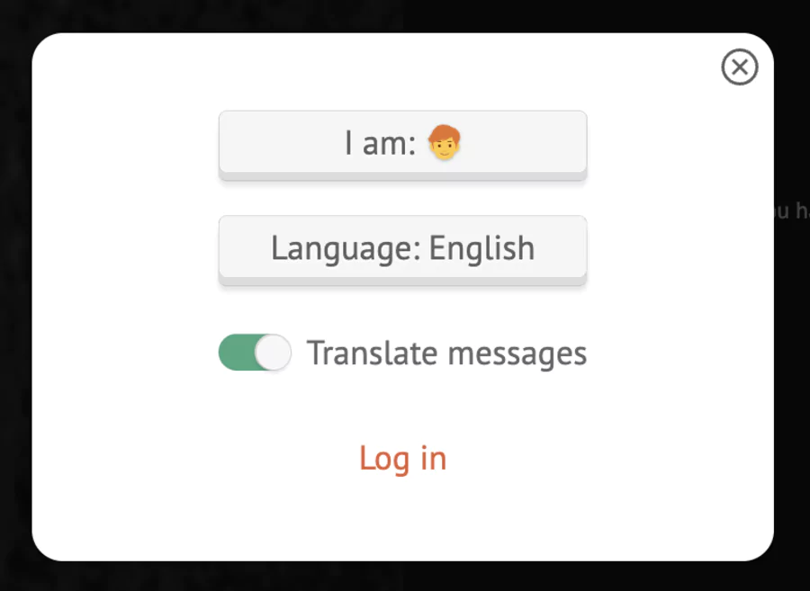 paramètres sur OmeTV