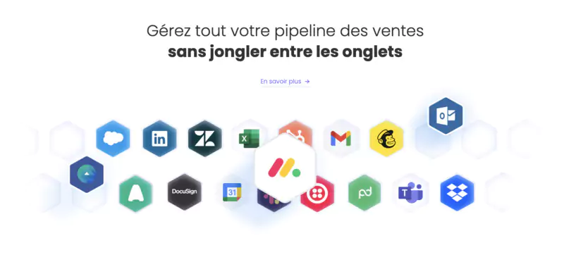 intégrations de monday