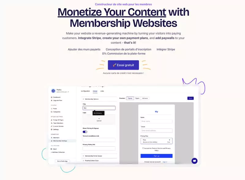 Choix du modèle sous Dorik