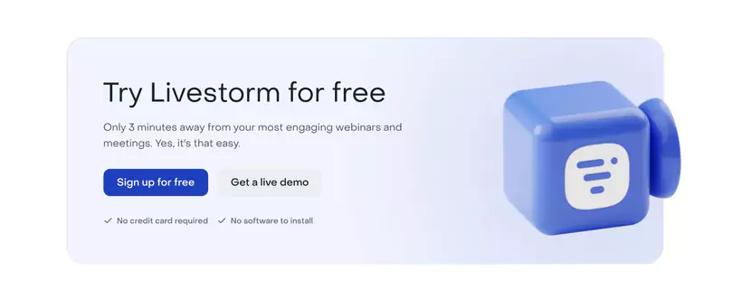 event platform integration Livestorm