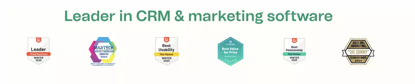 badges des sites de revues pour Brevo