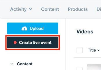 Diffusion d'événements en direct - Vimeo