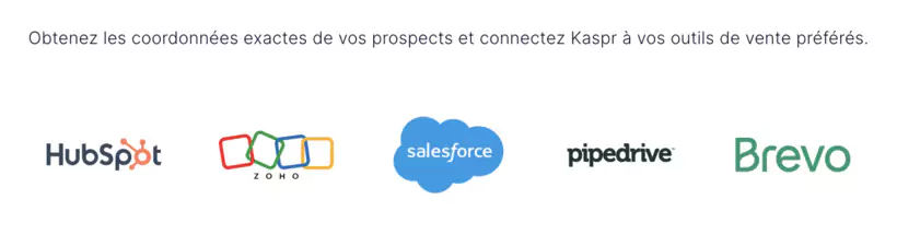 intégrations de kaspr