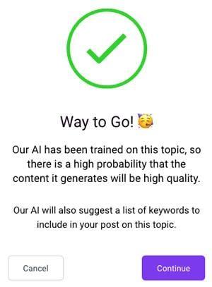 Bramework ai writer for blog post