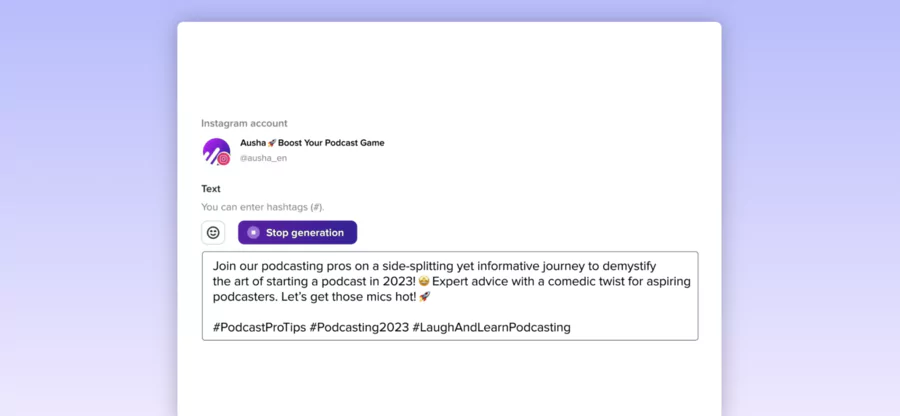post automatisé sur la plateforme de podcasts Ausha