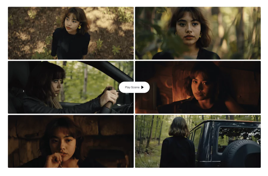 Exemple de vidéo générée par Runway AI