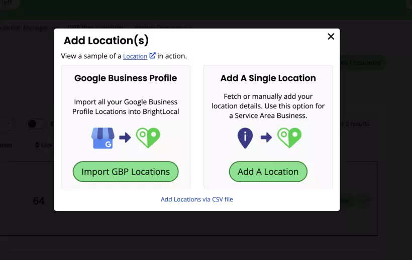 Ajout de la localisation