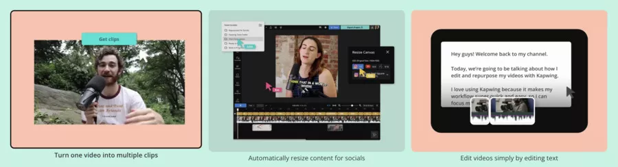 Example of Kapwing features