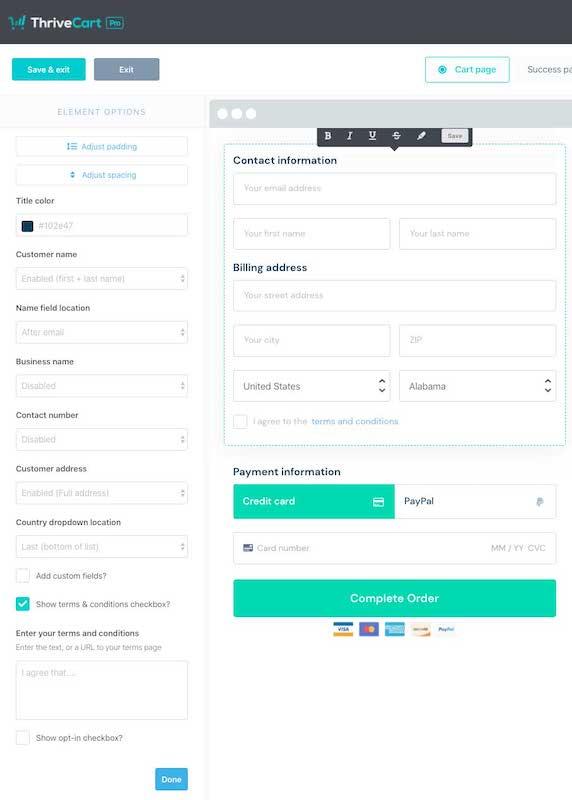Analytiques en temps réel de thrivecart