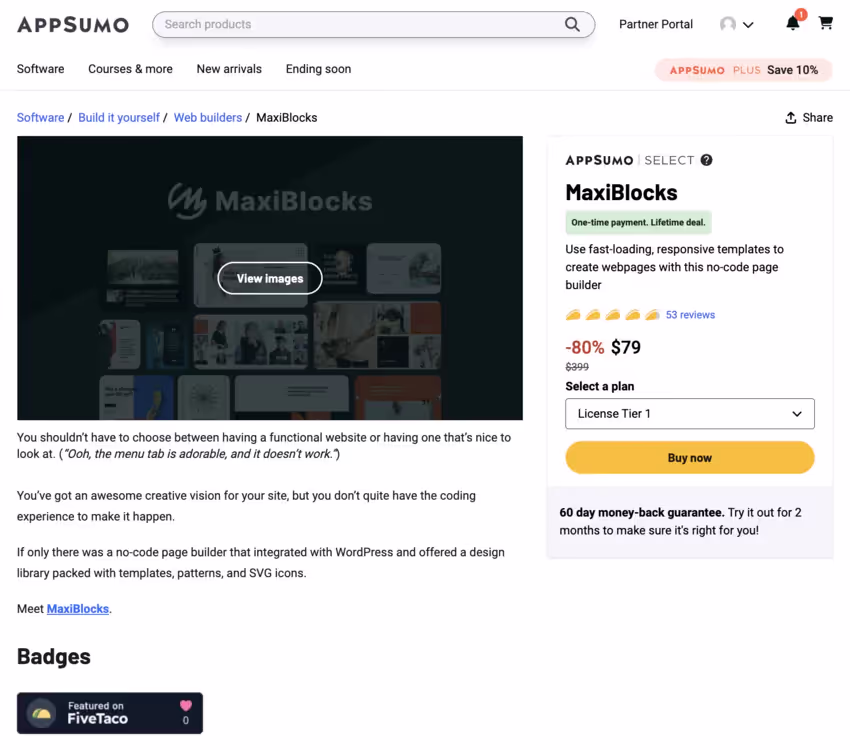 Savings and value of each deal