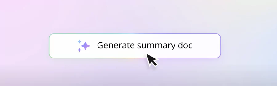 Génération de résumé sur Miro