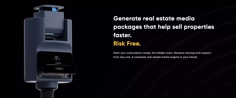 vue sur la caméra giraffe 360