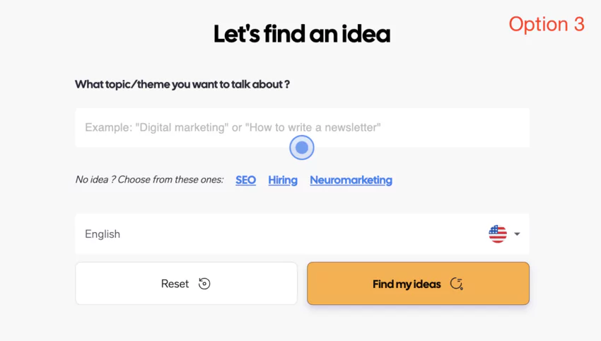 Trouver des idées de posts avec RedactAI