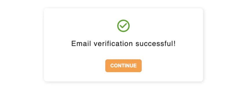 Vérification de l'email sur RedactAI