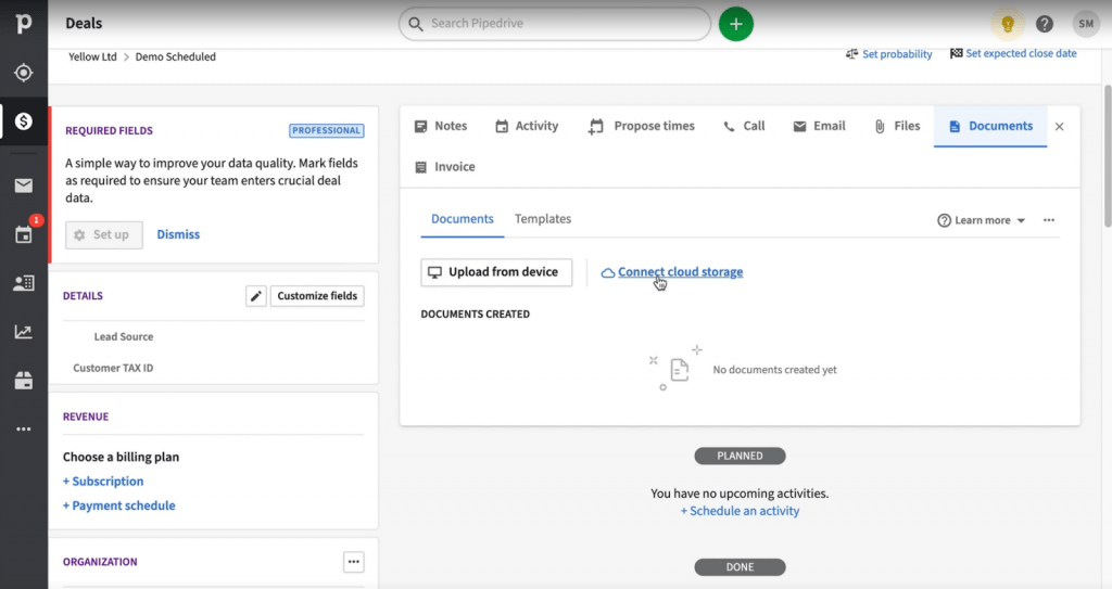 logiciel Pipedrive Smart Docs