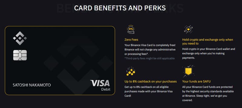 Card VISA binance binance