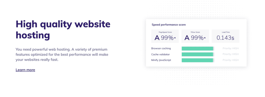 Qualité du service Hostinger