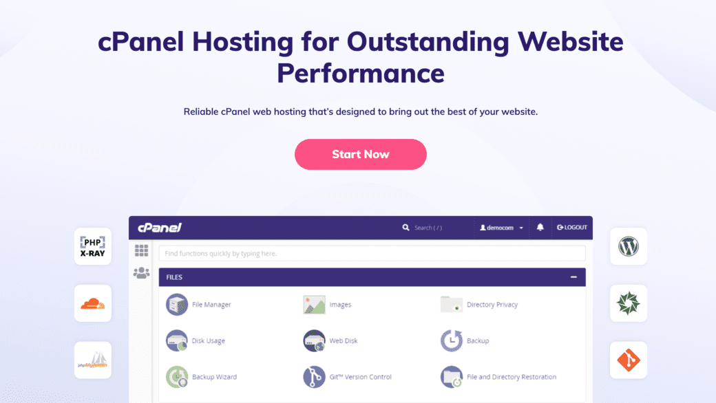 CPanel- Le créateur de sites
