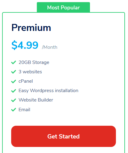 NameSilo premium pricing