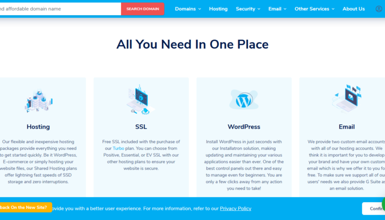 Services provided by NameSilo