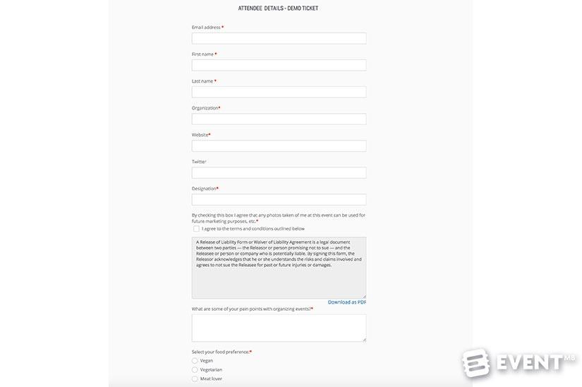 Eventzilla - inscriptions évènements