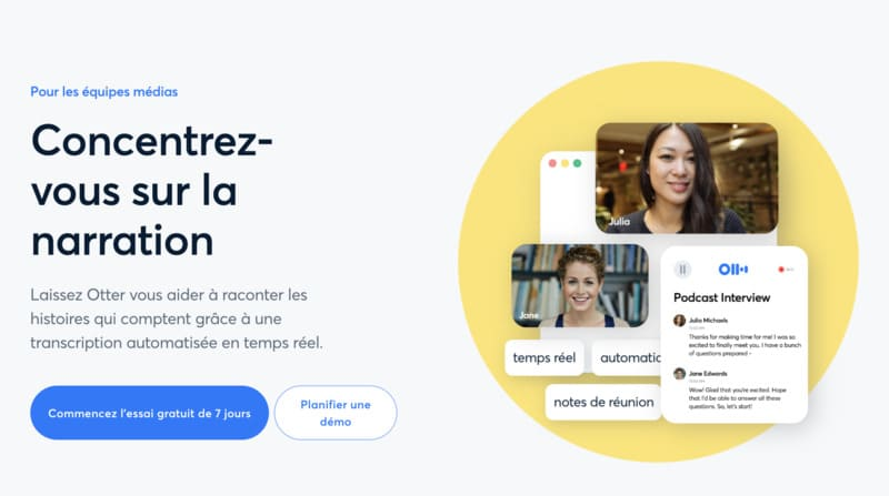 Avis Otter.ai - transcriptions de conversations, meetings ou interviews