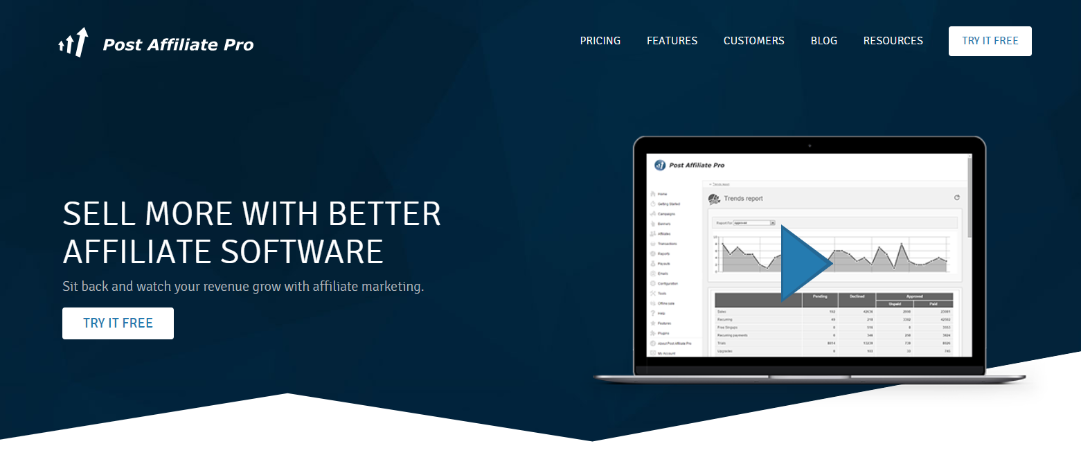 Post Affiliate Pro- Referral Program Software