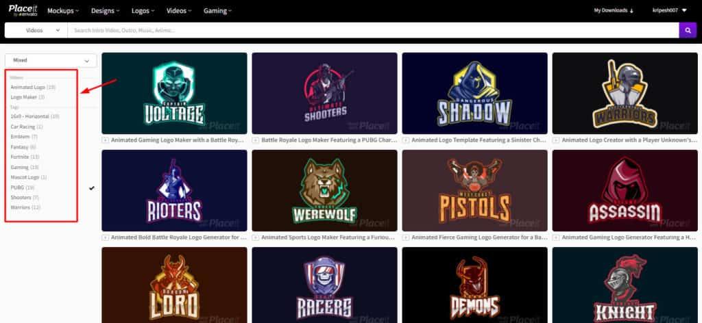 logos animés - Placeit