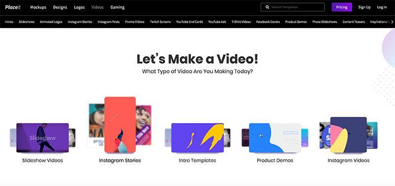 Modèles de vidéos - Placeit