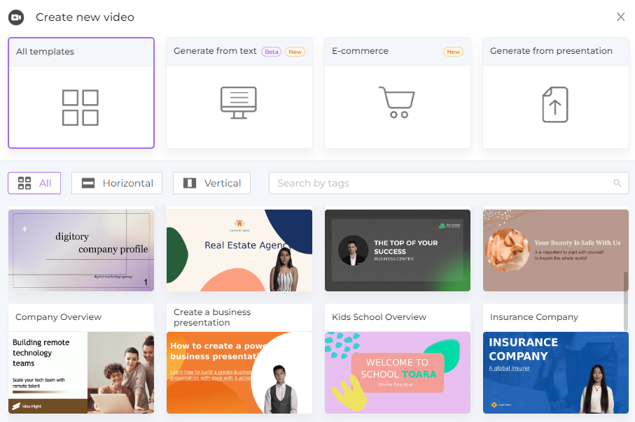 elai tools and template