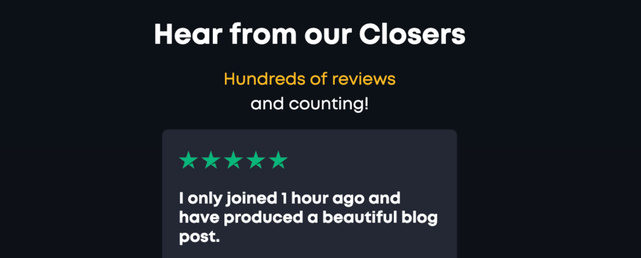 ClosersCopy copywriting tools reviews 