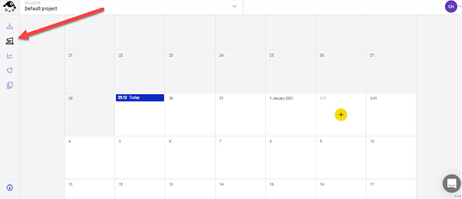 Bullhorm icon for calendar view