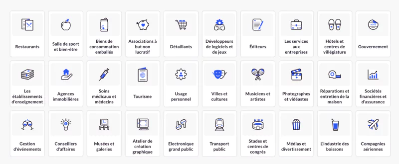 cas d'utilisation des codes QR sous qrfy