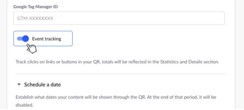Landing Pages  de QRfy