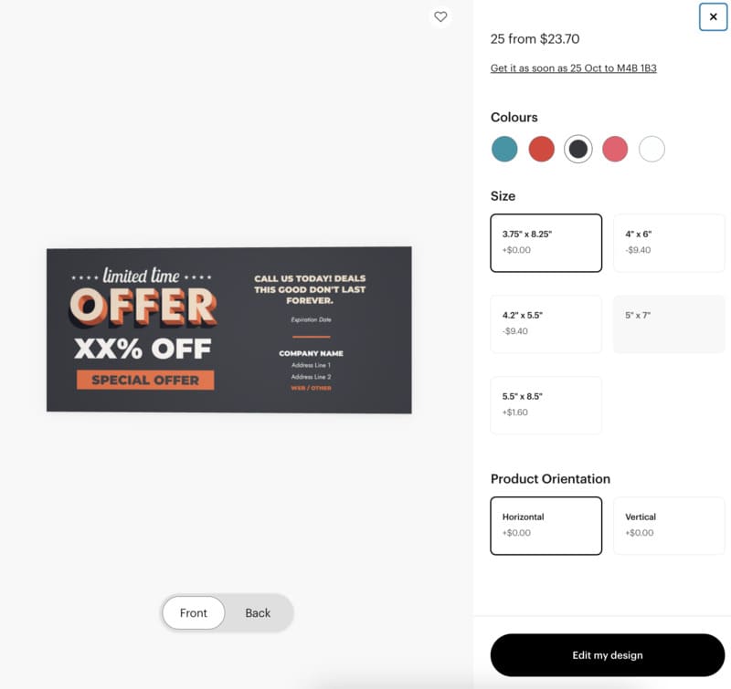 Avis VIstaPrint - Commande et Achat sur le site
