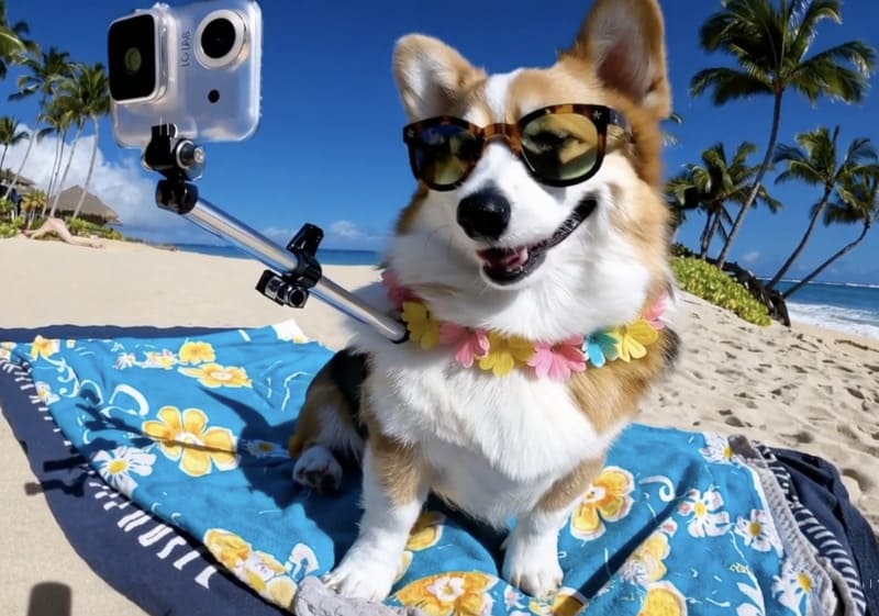 Exemple de Génération de vidéos réalistes de Sora