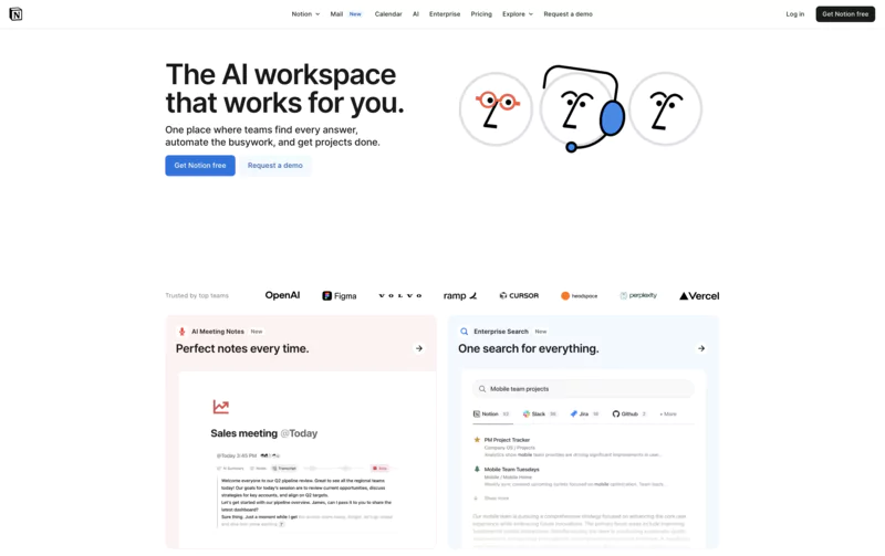 espace IA pour la gestion des ressources de Notion