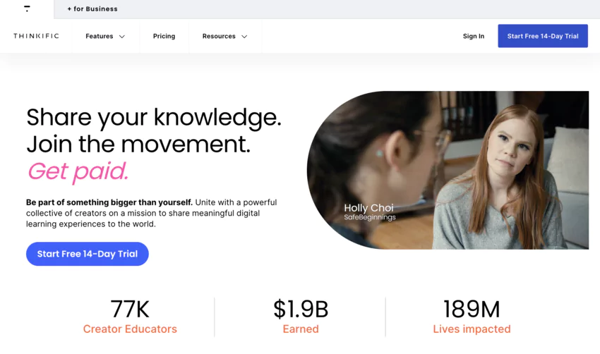 Thinkific lms learning management system