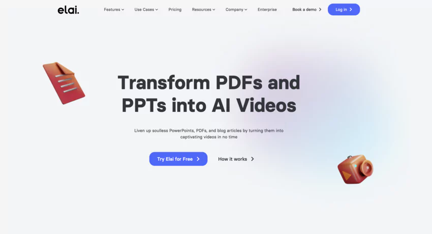 alternative to tome ai: Elai