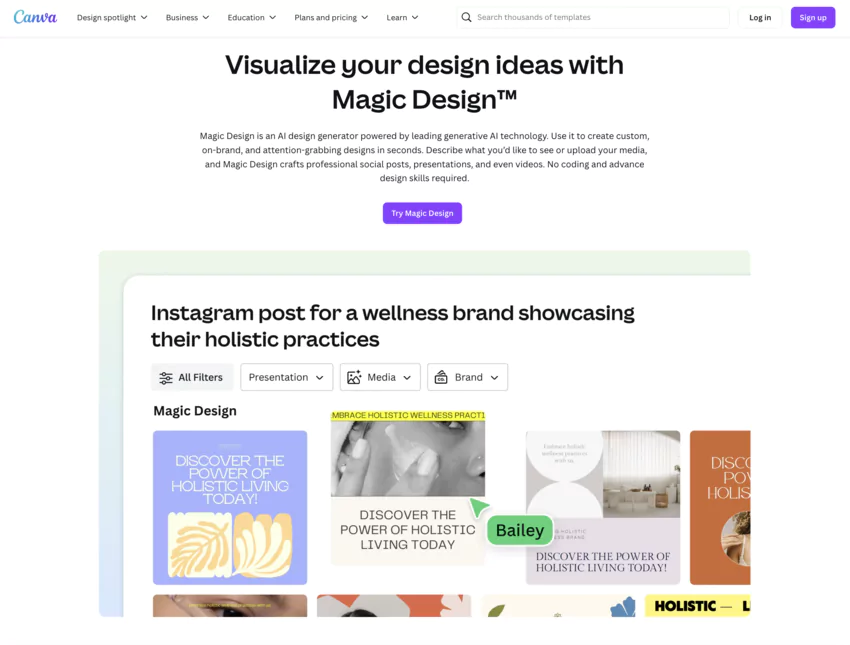 alternative to tome ai: Canva