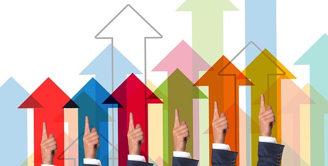 business, arrows, success