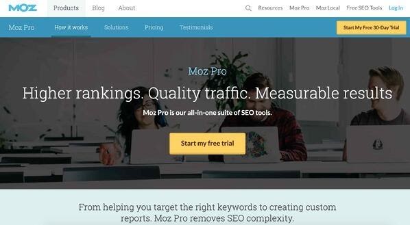 Outils de Référencement (SEO) : Moz Pro