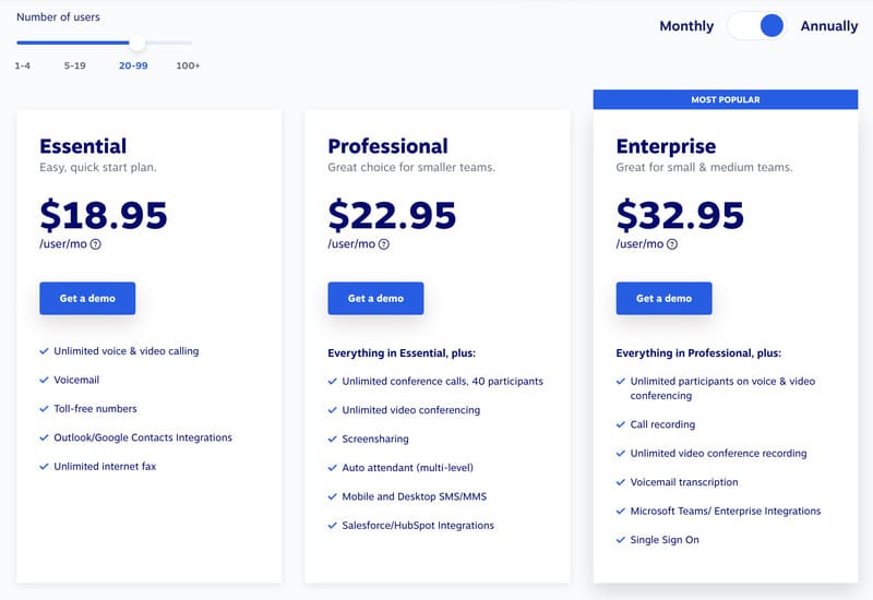 nextiva pricing