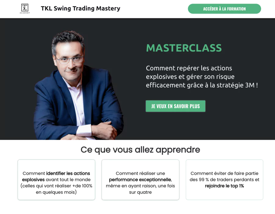 Exemple de page de destination pour un lead magnet