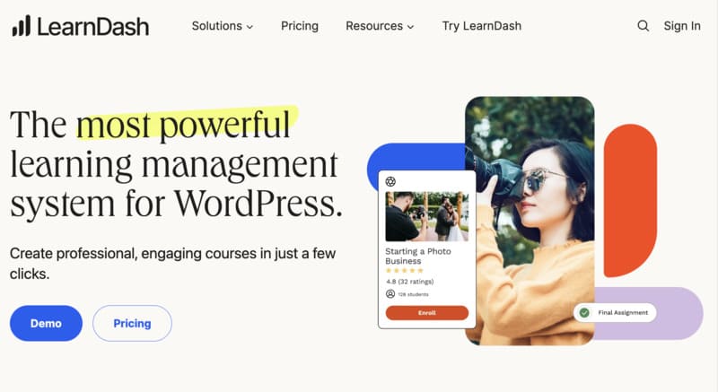 learndash plateforme LMS (Learning Management System)