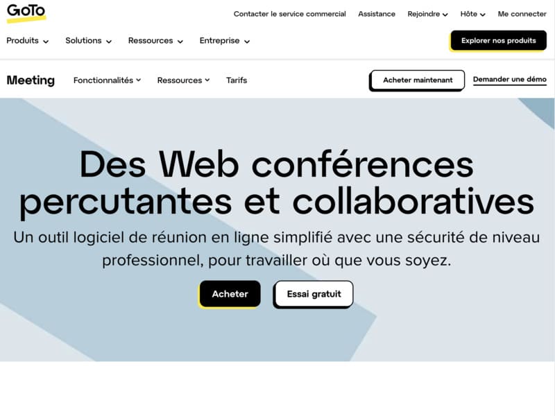 logiciel de visioconférence GoToMeeting