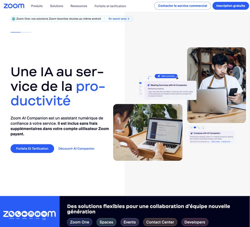 logiciel de visioconférence   Zoom 