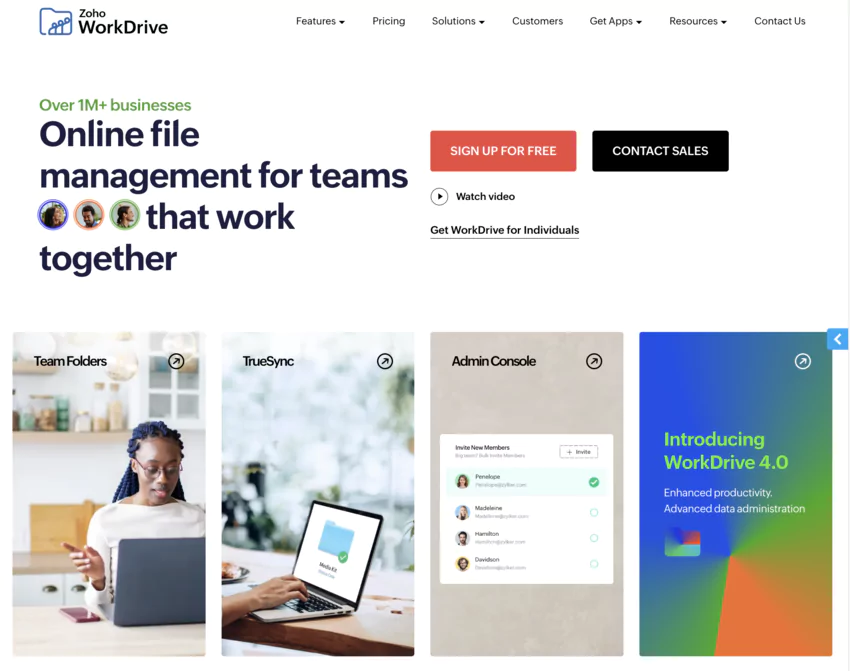 Zoho WorkDrive