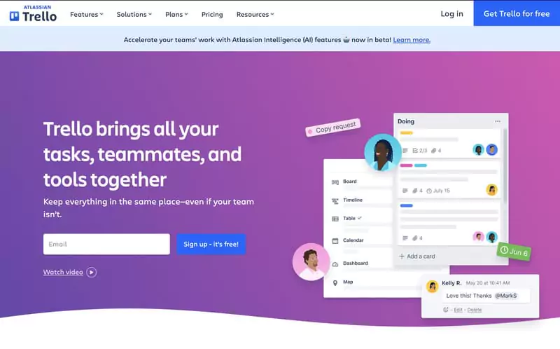 Trello outil de gestion de projet agile