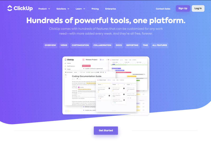 Clickup outil de gestion de projet agile
